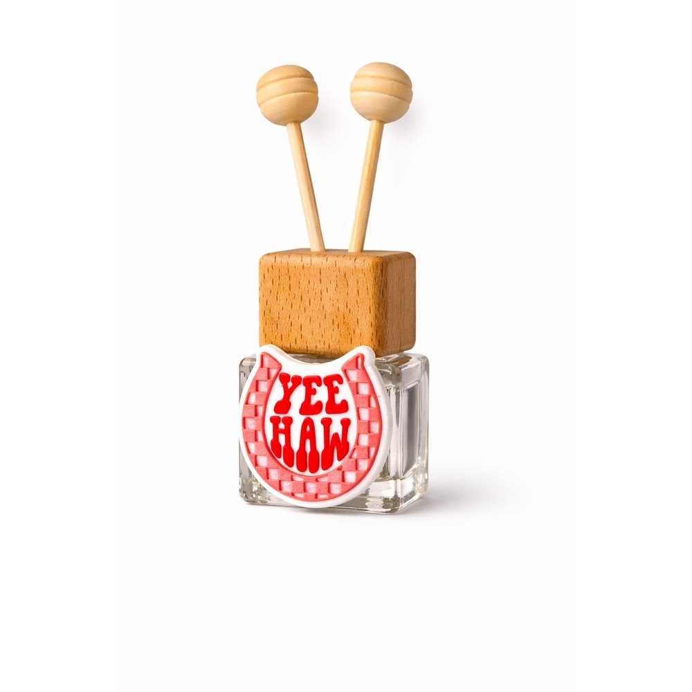 Wild Ride Scented Car Vent Clip Diffuser Yee‎ Haw Horseshoe Woodsy Scent 10ml